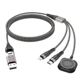 iPhone Charger Fast Charging 3Pack 1FT Apple MFi Certified Lightning Cable Nylon Braided iPhone Charger Cord Compatible with iPhone 14 13 12 11 Pro Max XR XS X 8 7 6 Plus SE and More in Kuwait