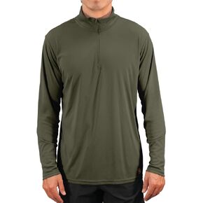 Reel Life Men's Jax Beach - Quarter-Zip Long Sleeve, Sun Shirts for Men, UPF 50+, Quick-Dry, Lightweight UV Shirts for Men in Saudi Arabia