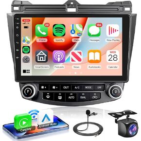 Android 13 Radio for Honda Accord 2003 2004 2005 2006 2007 ، Rimoody Car Stereo GPS WiFi 10.1 '' link link bluetooth fm/rds swc camere camero in Kuwait
