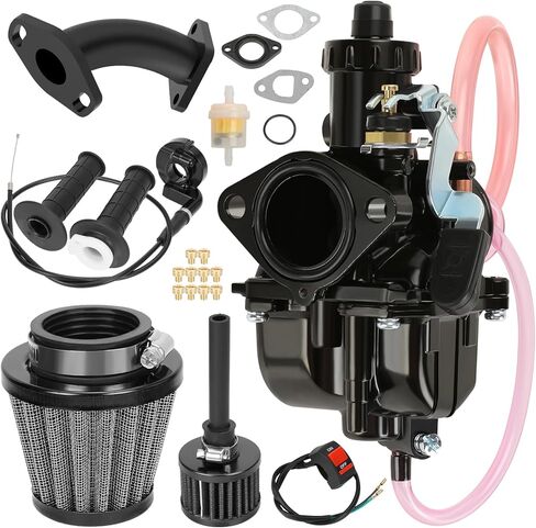 Performance VM22 26mm Carburetor Upgrade Intake Manifold Compatible with Predator 212cc 224cc 196cc 6.5hp Engine Coleman CT200U BT200X Baja Warrior MB200 Powersports Parts Throttle Assembly Kit in Kuwait