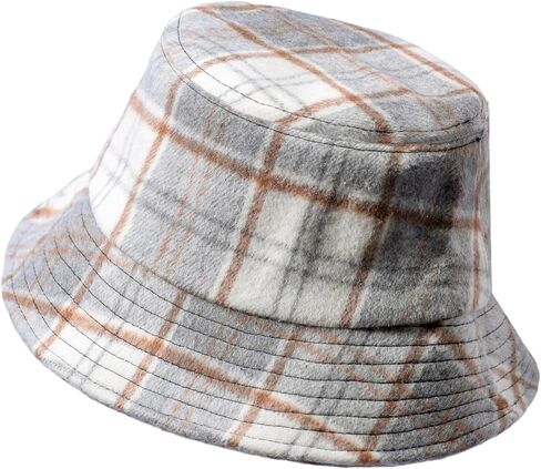 Woolen Fabric Bucket Hats for Women, Winter Warm Wool Bucket Hat, Ladies' Windproof Hat in Saudi Arabia