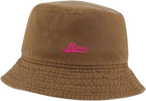 Women Bucket Hats for Men Mother Embroidered Unisex Bucket Hat Outdoor Fishing Hat in Saudi Arabia