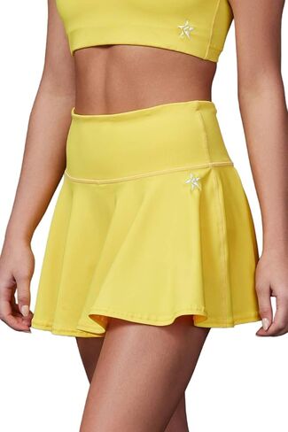 Rebel Athletic Legendary Flouncy Skirt in Yellow, Size M in Saudi Arabia
