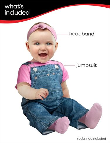 Rubies baby-girls Ms. Rachel Costume Jumpsuit and Headband in Saudi Arabia