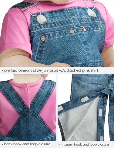Rubies baby-girls Ms. Rachel Costume Jumpsuit and Headband in Saudi Arabia