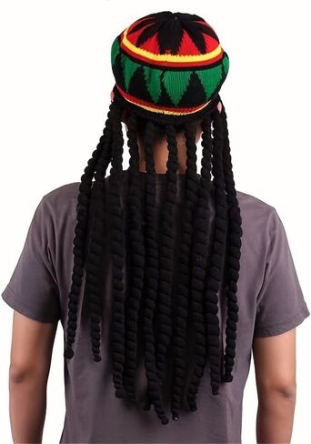 Popular Colorful Hat Knitted Braid Beret Fake Braid Hat Unique Gift for Friends in Saudi Arabia