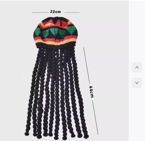 Popular Colorful Hat Knitted Braid Beret Fake Braid Hat Unique Gift for Friends in Saudi Arabia