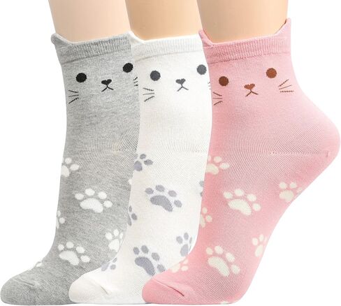 Women's Cool Animal Fun Crazy Socks (Food Porn 5 Pairs),One Size in Kuwait