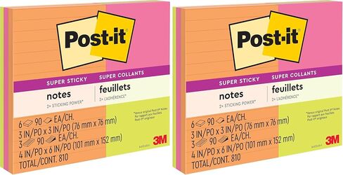 Post-it® Super Sticky Notes - Energy Boost Collection in Saudi Arabia