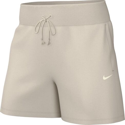 Nike Sportswear Phoenix Fleece Women's High-Waisted Loose Shorts (Light Orewood Brown/Sail, FD1409-104) Size Medium in Saudi Arabia