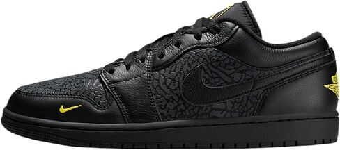حذاء Air Jordan 1 Low SE للرجال (أسود/أنثراسيت/أصفر دائري) in Kuwait