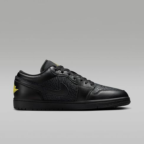 حذاء Air Jordan 1 Low SE للرجال (أسود/أنثراسيت/أصفر دائري) in Kuwait
