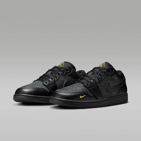 حذاء Air Jordan 1 Low SE للرجال (أسود/أنثراسيت/أصفر دائري) in Kuwait