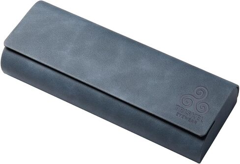 حافظة نظارة مستطيلة الشكل - حامل نظارة من جلد البولي يوريثان بغطاء صلب رفيع مع إغلاق مغناطيسي in Kuwait