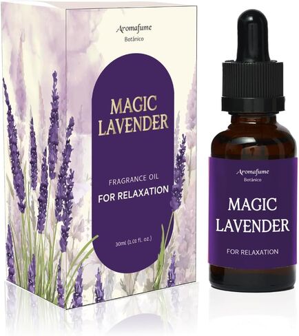 Magic Lavender Essential Oil Diffuser Blend by Aromafume | 1 x 30ml / 1 fl oz | Herbal & Fresh Scent for Relaxation & Meditation Bliss | Calming Aromatherapy Oil | Vegan & Cruelty-Free in Saudi Arabia