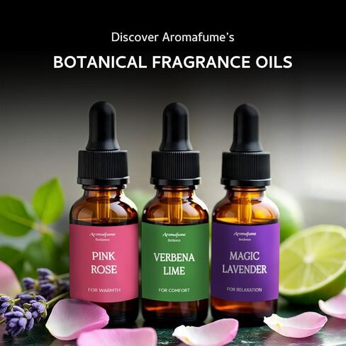 Magic Lavender Essential Oil Diffuser Blend by Aromafume | 1 x 30ml / 1 fl oz | Herbal & Fresh Scent for Relaxation & Meditation Bliss | Calming Aromatherapy Oil | Vegan & Cruelty-Free in Saudi Arabia