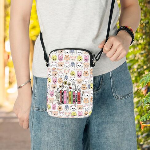 حقيبة كتف LEVLO SKZ Animal Crossbody هدية لمحبي SKZ من الكرتون، حقيبة كتف بضائع in Kuwait