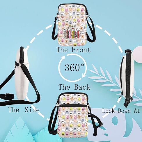 حقيبة كتف LEVLO SKZ Animal Crossbody هدية لمحبي SKZ من الكرتون، حقيبة كتف بضائع in Kuwait