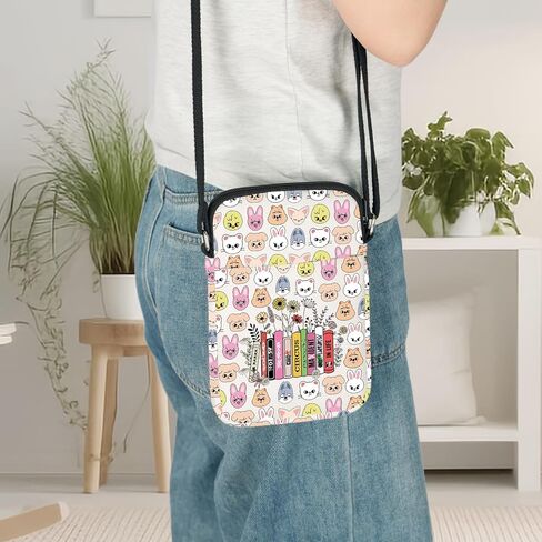 حقيبة كتف LEVLO SKZ Animal Crossbody هدية لمحبي SKZ من الكرتون، حقيبة كتف بضائع in Kuwait