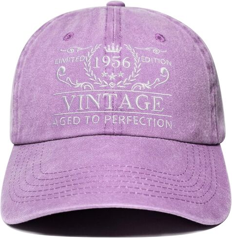 70th Birthday Gifts for Men Women, 70 Year Old Gifts Ideas, Washed Cotton Embroidered Baseball Caps Adjustable in Kuwait