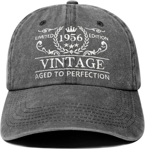 70th Birthday Gifts for Men Women, 70 Year Old Gifts Ideas, Washed Cotton Embroidered Baseball Caps Adjustable in Saudi Arabia