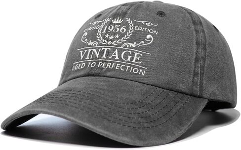 70th Birthday Gifts for Men Women, 70 Year Old Gifts Ideas, Washed Cotton Embroidered Baseball Caps Adjustable in Saudi Arabia