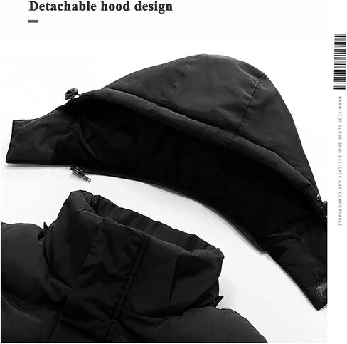 Men Women Down Long Quilted Coat, Puffer Jacket Windproof Quilted Down Parkas with Hood(Sliver,8XL-8XLarge) in Saudi Arabia