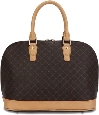 Rioni Designer Handbags & Luggage Signature Brown Dome Handle Bag in Saudi Arabia