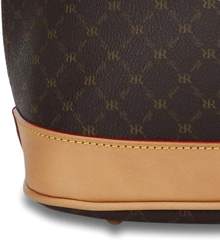 Rioni Designer Handbags & Luggage Signature Brown Dome Handle Bag in Saudi Arabia