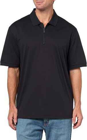 Armani Exchange Mens Regular Fit Cotton Polo in Saudi Arabia