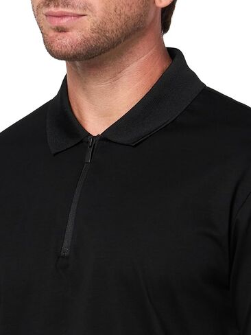 Armani Exchange Mens Regular Fit Cotton Polo in Saudi Arabia