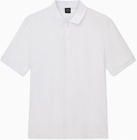 Armani Exchange Mens Regular Fit Cotton Polo in Saudi Arabia