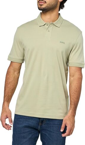 BOSS Mens Tonal Logo Interlock Polo Shirt in Saudi Arabia