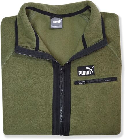 PUMA Mens Polar Fleece Raglan Sleeve Full Zip Jacket in Saudi Arabia