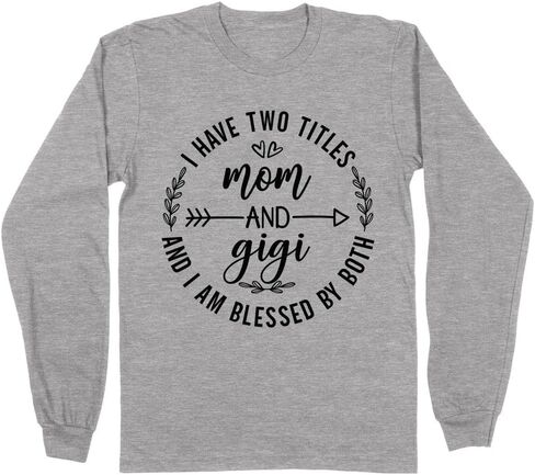 TeesAndTankYou Gigi Two Titles Long Sleeve Shirt Unisex in Kuwait