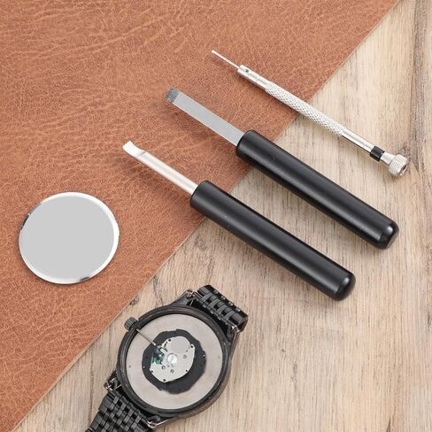 3 PCS Watch Back Removal Tool, Watch Adjustment Tool Kit Pry Watches Back Cover Case Opener Watches Battery Replacement Repair Tools with Screwdriver for Wristwatch Repair in Saudi Arabia