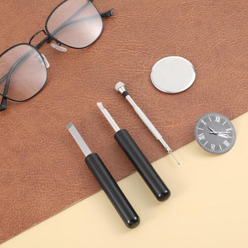 3 PCS Watch Back Removal Tool, Watch Adjustment Tool Kit Pry Watches Back Cover Case Opener Watches Battery Replacement Repair Tools with Screwdriver for Wristwatch Repair in Saudi Arabia
