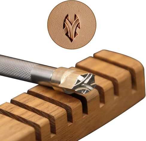 Leather Craft Stamping Tool,Dragon Scale Pattern Leather Craft Stamping Tool with 304 Stainless Steel #213 in Kuwait