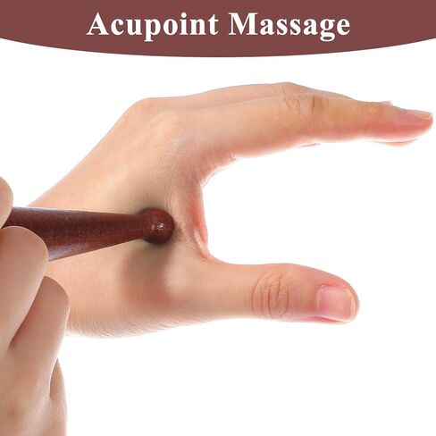 قلم تدليك، أدوات تدليك خشبية، قلم ضغط إبري، أداة نقطة ضغط لاسترخاء قدم يد الجسم in Kuwait