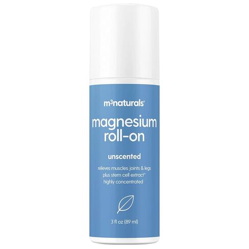 M3 Naturals Lavender & Chamomile Magnesium Lotion for Sleep, Relaxing Nightime Cream for Leg Cramps, Sore Feet and Joints | with Moisturizing Shea Butter, Coconut Oil, Collagen, Stem Cells, 8 fl oz in Saudi Arabia