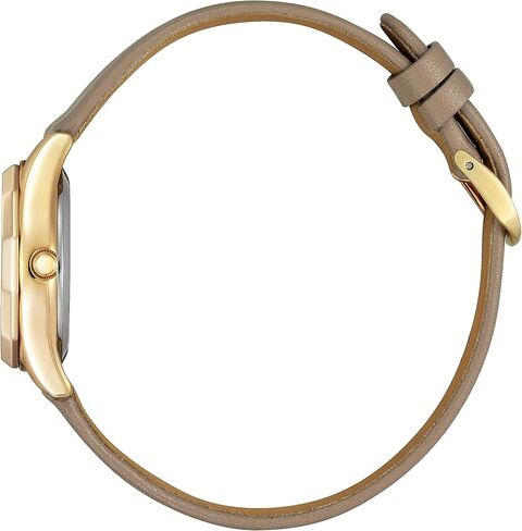 Citizen KH3-525-90 Wicca Solar Tech Watch, Waterproof, Popular, Leather Strap, White, Day & Date, Beige, gold, Simple Feminine in Saudi Arabia