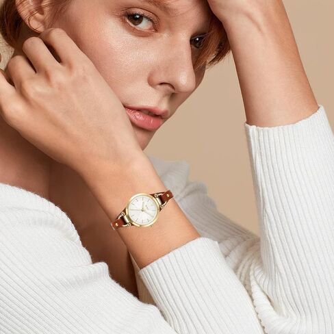 BUREI Women Watches Simple Leather Strap Watch Luxury Quartz Watches Small Thin Ladies Watch Bracelet Band Wristwatch Relogio Feminino in Saudi Arabia