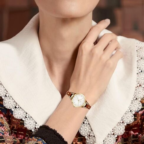 BUREI Women Watches Simple Leather Strap Watch Luxury Quartz Watches Small Thin Ladies Watch Bracelet Band Wristwatch Relogio Feminino in Saudi Arabia