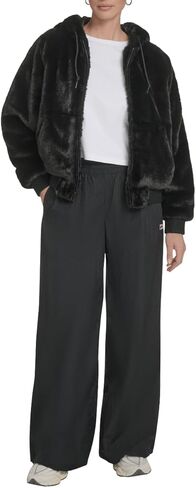 Champion womens Faux Fur Hoody Bomber Jacket in Saudi Arabia