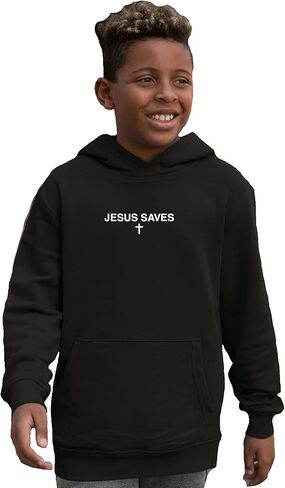 Go All Out Jesus Saves Mens Women Youth Sweatshirt Hoodie in Saudi Arabia