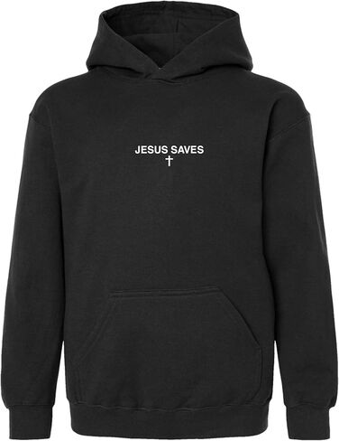 Go All Out Jesus Saves Mens Women Youth Sweatshirt Hoodie in Saudi Arabia