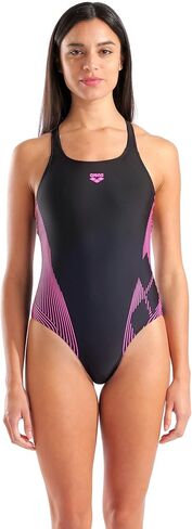 بدلة سباحة نسائية من Arena Feel Women's Lily Swim Pro Back من قطعة واحدة للسيدات للياقة البدنية in Kuwait
