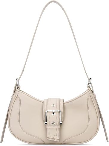 Retro Crescent Hobo Handbag, Genuine Leather Underarm Shoulder Bag Purse for Women, Gifts for Women in Saudi Arabia