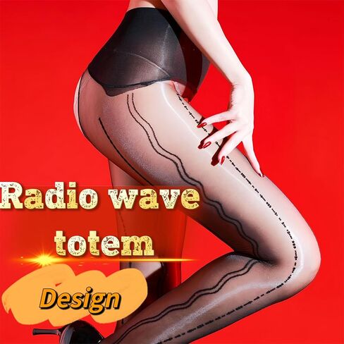 Pantyhose for Women Shiny Sheer Tights High Waist Stockings 0 Denier 360°Seamless Gloss Nylons Pantyhose in Saudi Arabia