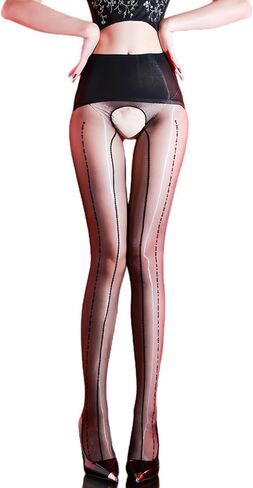Pantyhose for Women Shiny Sheer Tights High Waist Stockings 0 Denier 360°Seamless Gloss Nylons Pantyhose in Saudi Arabia